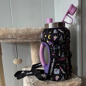 Juggy Black and Purple Water Bottle